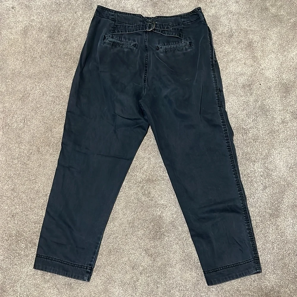 Free People Boyfriend Chino Pant Buttonfly Navy size 6